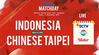 Catat! Jadwal Siaran Langsung Timnas Indonesia Vs Chinese Taipei di